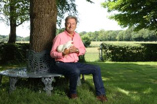 Alan Titchmarsh posing for a press shot of Love Your Weekend with Alan Titchmarsh