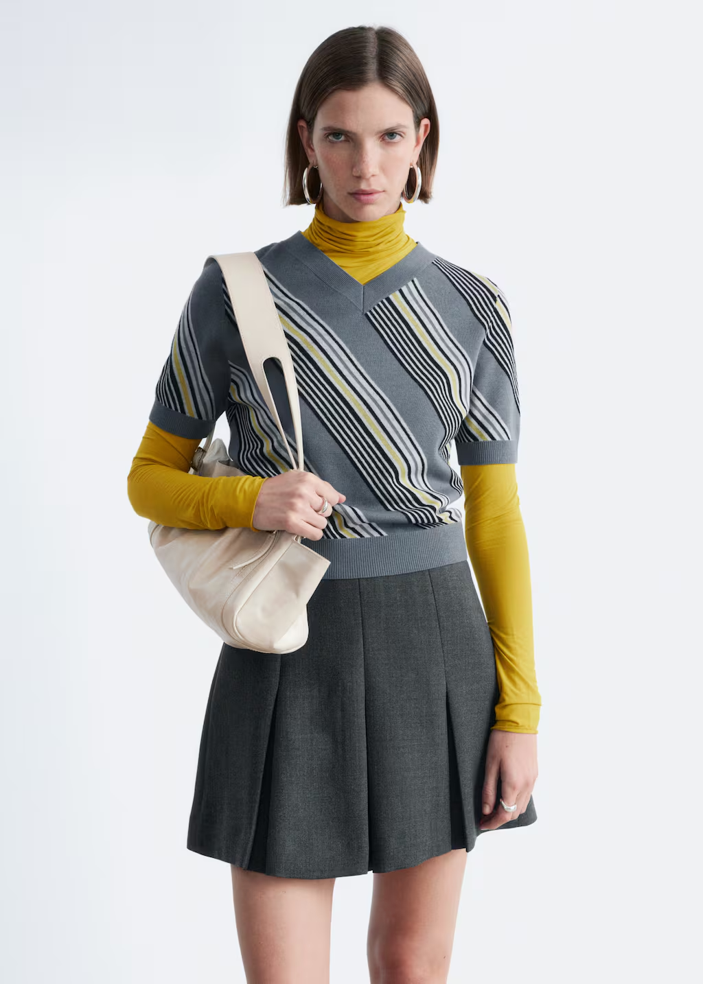&amp;amp; Other Stories, Pleated Wool Mini Skirt