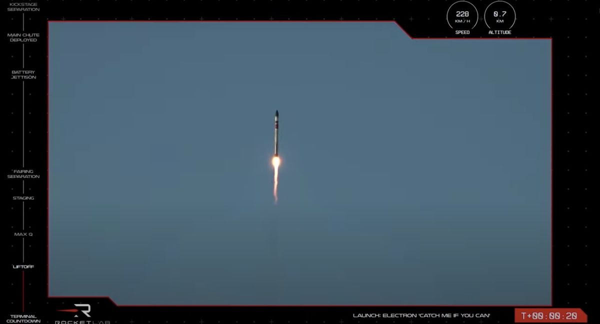 Watch Rocket Lab launch satellite catch booster with a helicopter today – Space.com