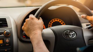 Toyota steering wheel