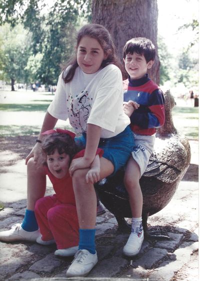 People, Photograph, Child, Snapshot, Fun, Vacation, Summer, Tree, Leg, Sitting,