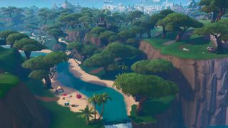 Fortnite party balloons lazy lagoon