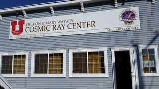 The Lon and Mary Watson Cosmic Ray Center in Delta, Utah, is the base of operations for the Telescope Array (TA) project, which studies powerful particles from space called cosmic rays. Read the full story about touring the Cosmic Ray Center and seeing the TA experiment here.