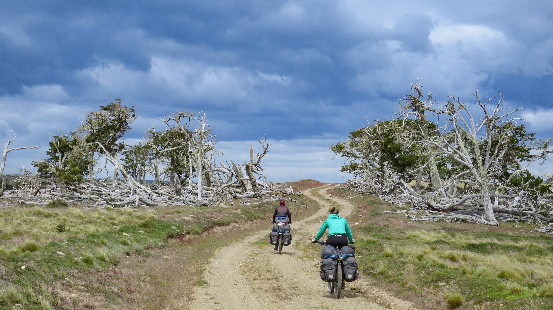 Bike packing across Patagonia in South America