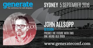 Want to predict the future? Don't miss John Allsop's Generate talk