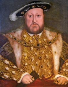 Henry VIII, 1560–80, 18¼in by 15in, after Hans Holbein the Younger (1497/8–1543), Royal Collection Trust.