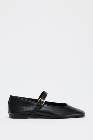 Leather Ballet Flats