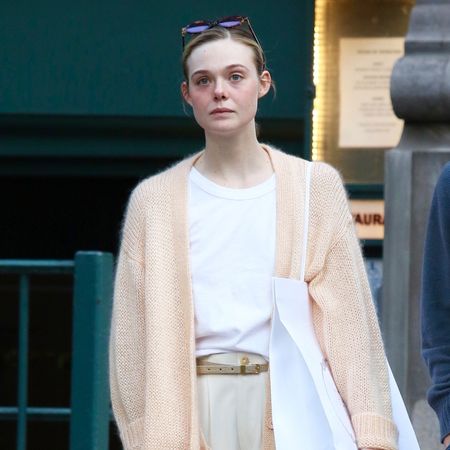 Elle Fanning in NYC