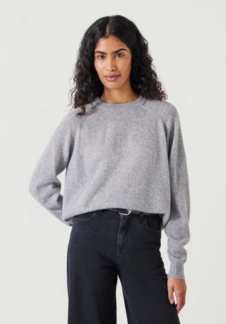 Jasmine Cashmere Rib Detail Jumper