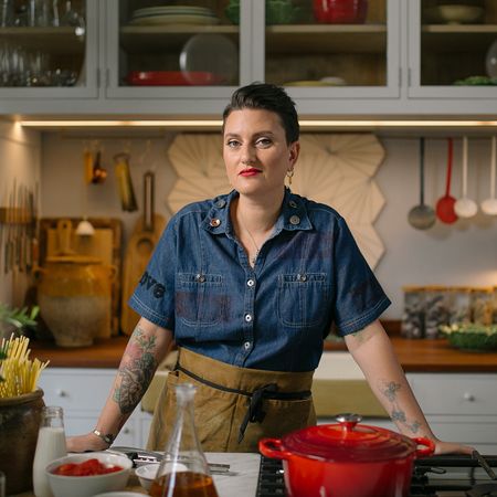 Bettina Campolucci Bordi chef is pictured