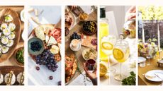 Creative ways to enjoy food at home collage