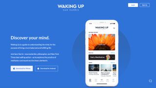 mindfulness apps: Waking Up screenshot