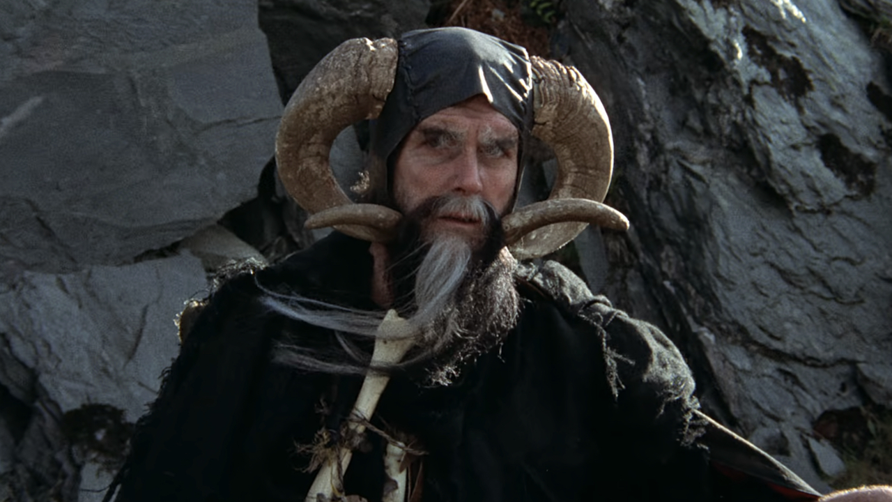 Screenshot of Tim the Enchanter from Monty Python and the Holy Grail