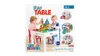 PlayBuild Kids 4 in 1 Play & Build Table Set 