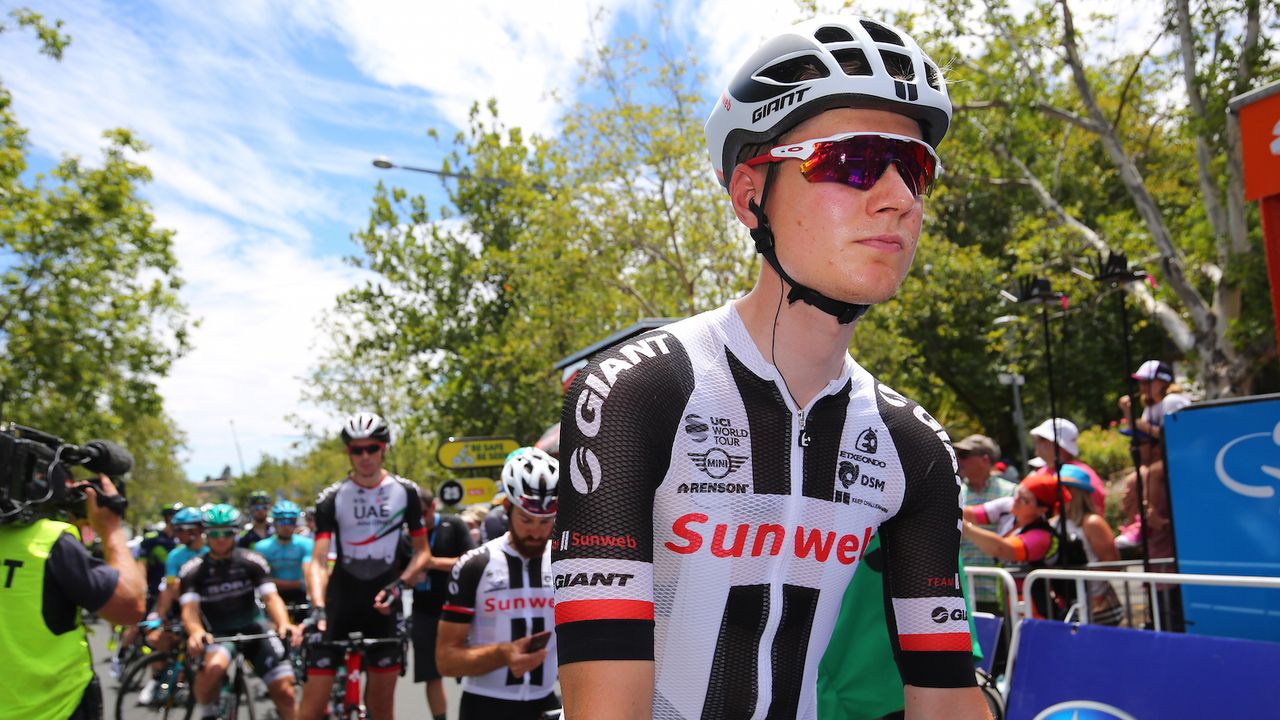 Exteondo provide Team Sunweb with kit and Giant supply the helmets
