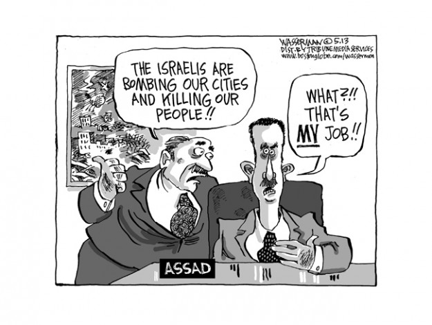Stepping on Assad's toes