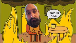 This is fine meme edit