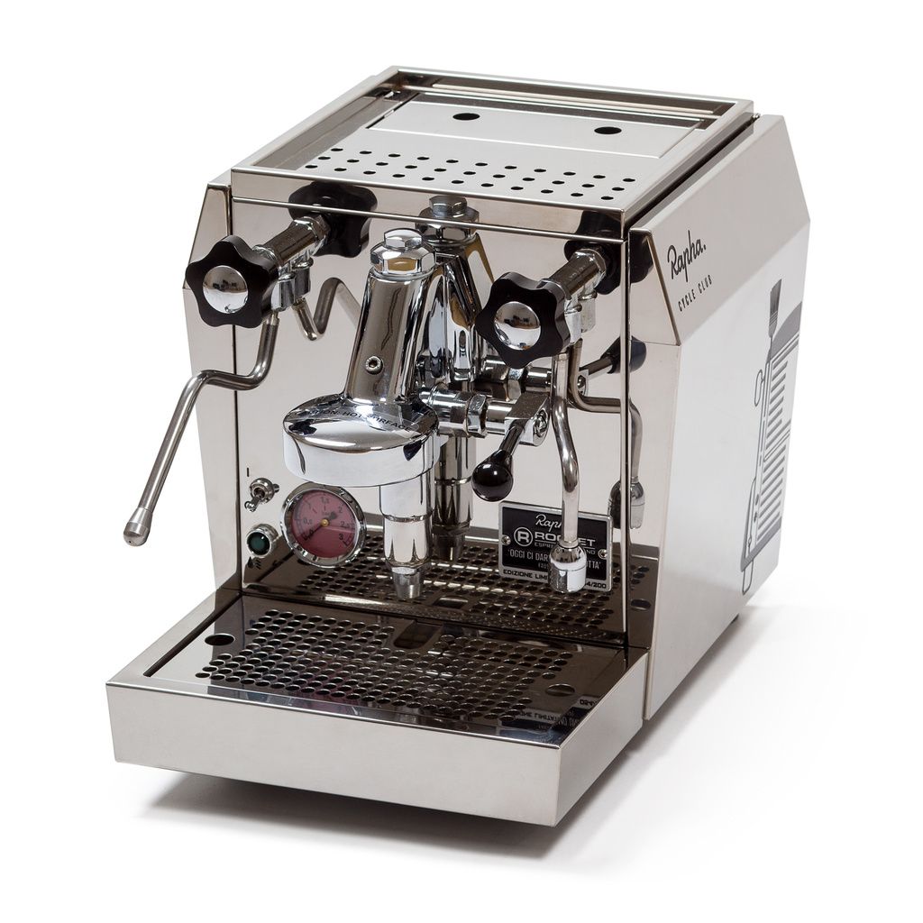 The Rapha limited edition Rocket Espresso machine