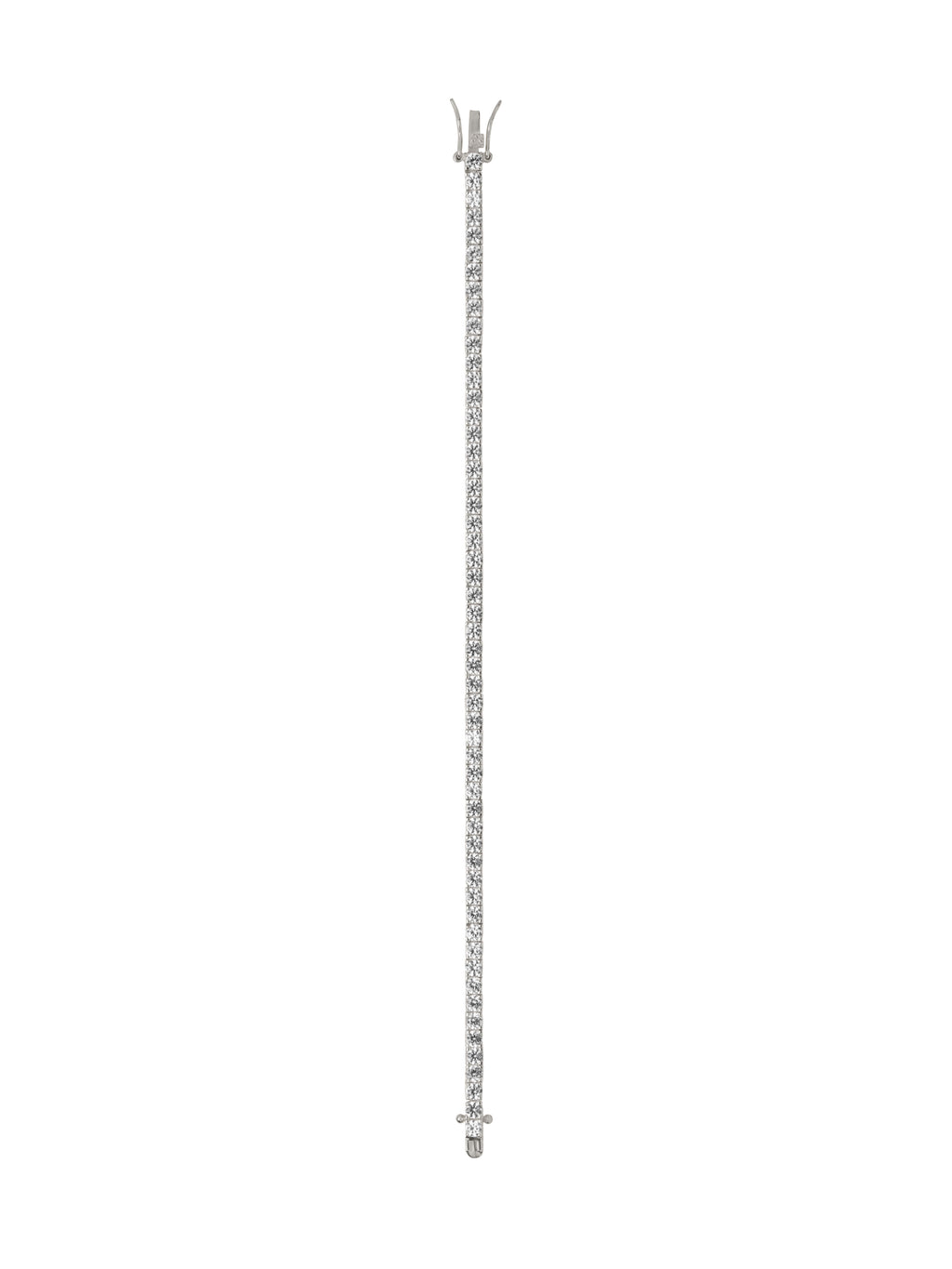 Kate 3mm Round Cut, Lab White Sapphire Silver RiviÈre Bracelet