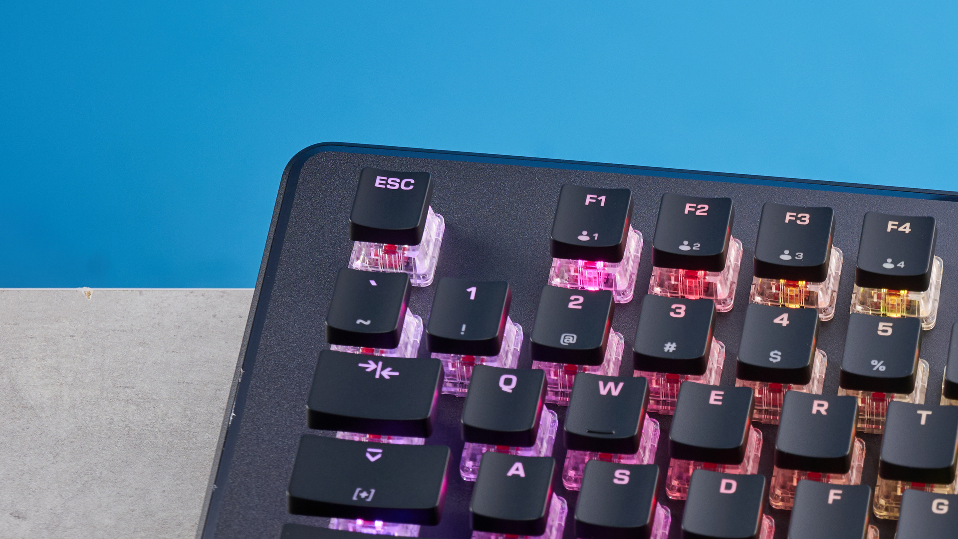 A black Turtle Beach Vulcan II Max keyboard