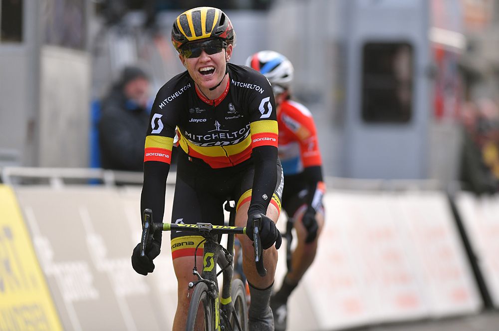Jolien D'hoore (Mitchelton-Scott) wins Women's WorldTour Driedaagse De Panne-Koksijde Women 2018