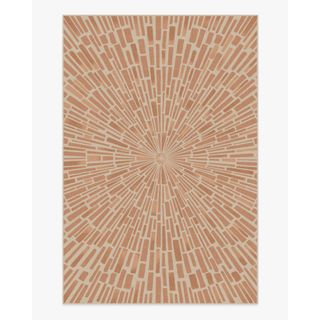 light brown patterned rug