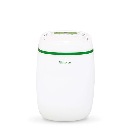 Meaco 12l Low Energy Dehumidifier and Air Purifier 2 in 1- Quiet Dehumidifier for Flats, Apartments &amp;amp; Small Homes - Controls Humidity &amp;amp; Cleans Air Year Round, Comes With Hepa Filter
