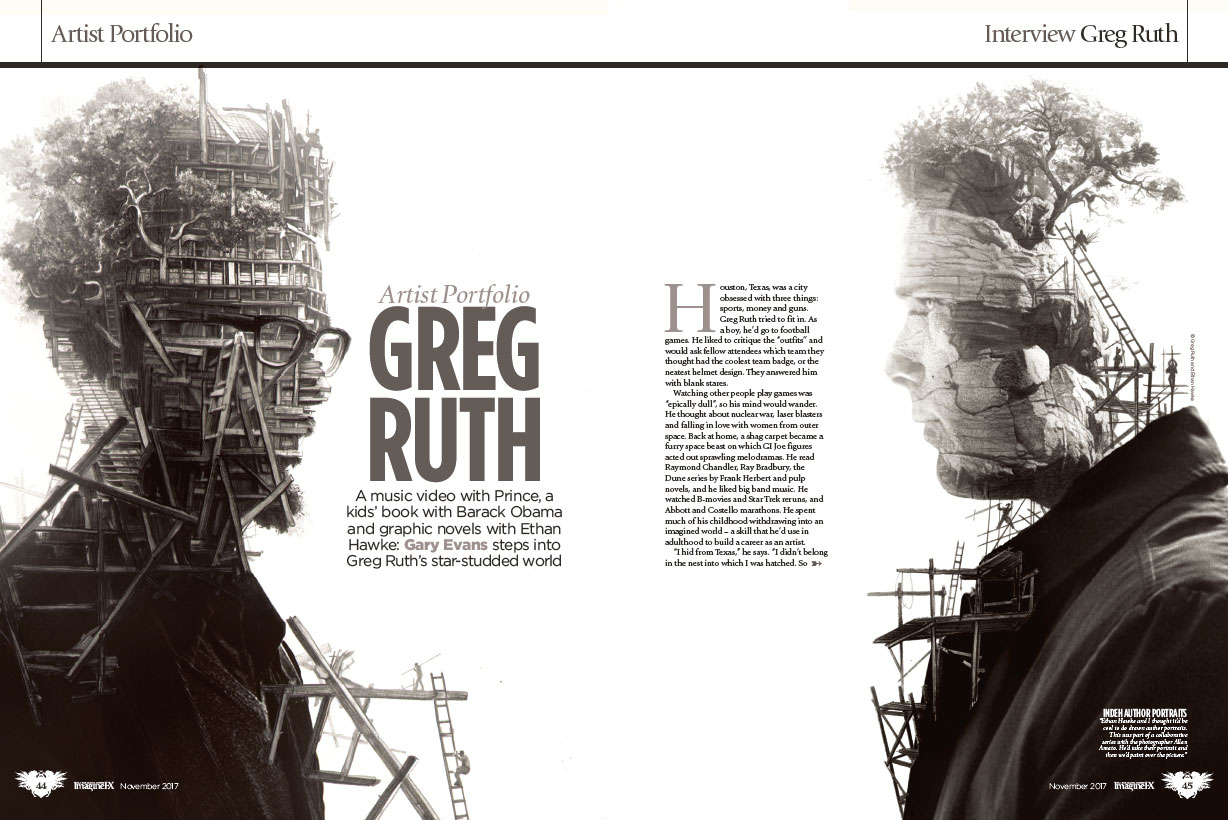 The star-studded world of Greg Ruth includes work for Barack Obama and Prince