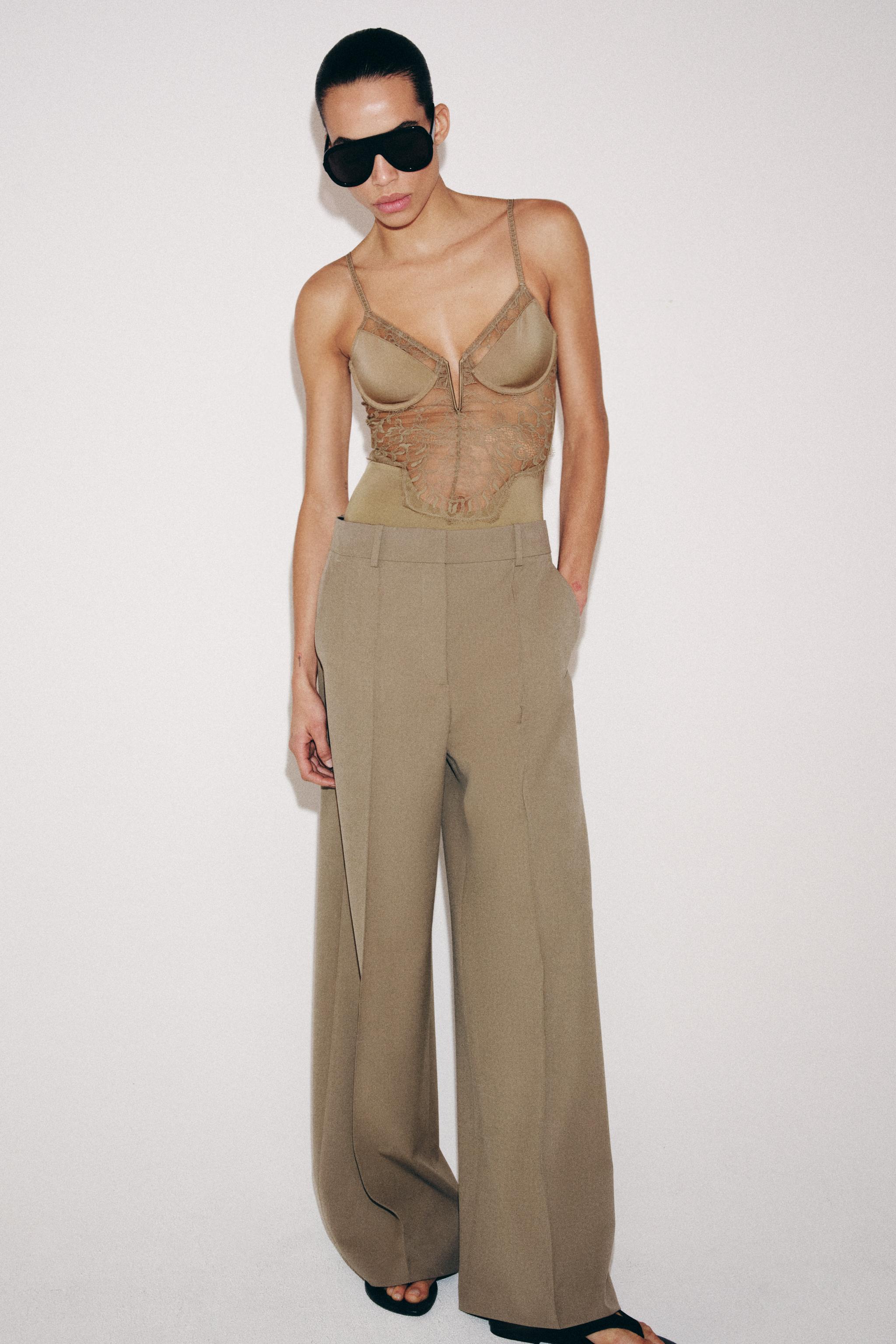 Minimalist Wide-Leg Trousers Zw Collection