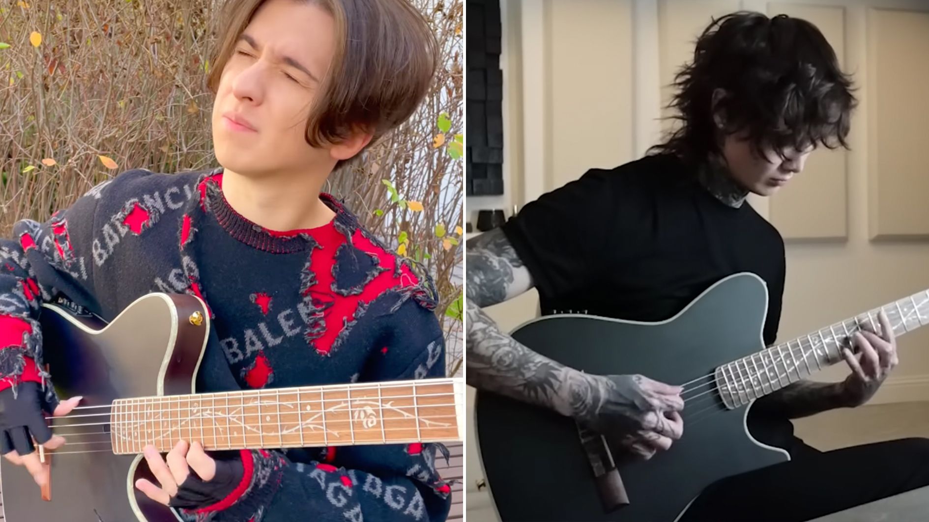 Watch Marcin put Tim Henson's new nylonstring signature model through