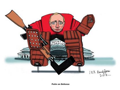 Editorial cartoon Sochi Olympics