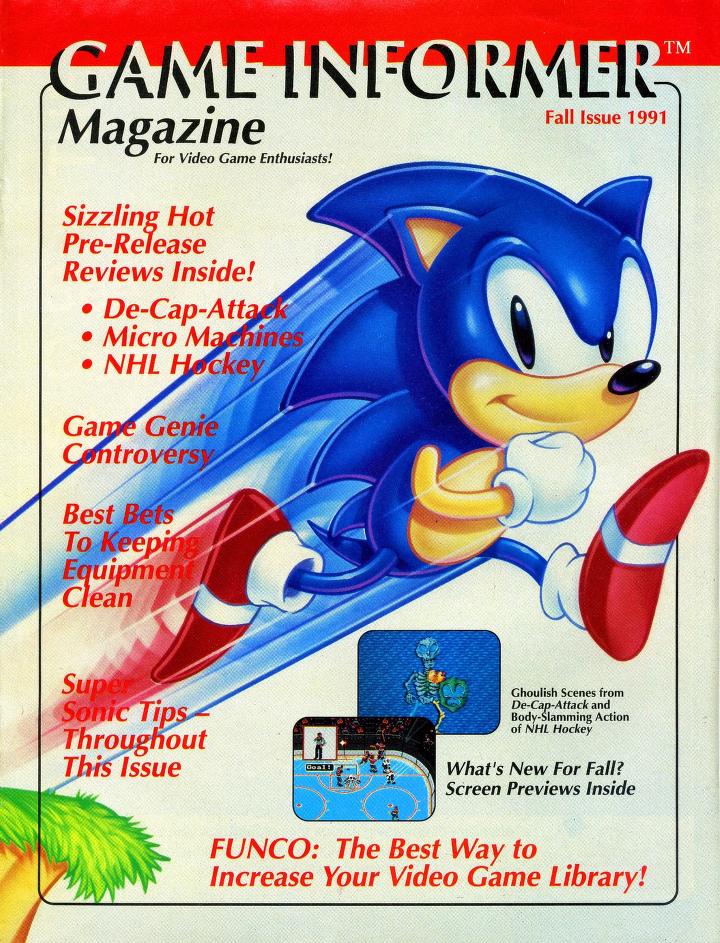 Game Informer Edisi 1, Musim Gugur 1991