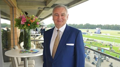 Eamonn Holmes attends the King George Weekend at Ascot Racecourse on July 27, 2019 in Ascot, England