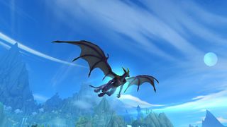 Dragonflight Dracthyr flying