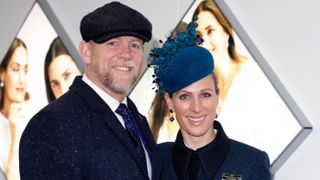 Mike Tindall and Zara Tindall attend day 2 'Ladies Day' of the Cheltenham Festival at Cheltenham Racecourse