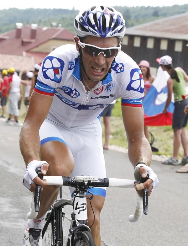 Christophe Le Mevel tried to put pressure on the other favourites.