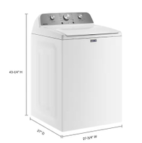 Maytag 4.5 cu. ft. Top Load Washer in White | was $799, now $548 at Home Depot (save $251)