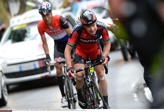 Cadel Evans' chances of winning the Giro d'Italia are all but over
