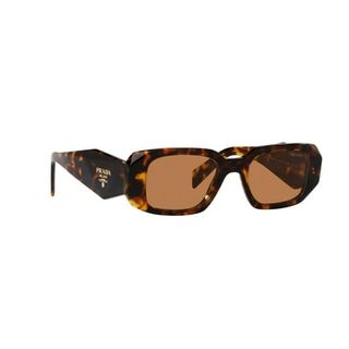 Prada Light Brown Rectangular Ladies Sunglasses Pr 17ws Vau2z1 49