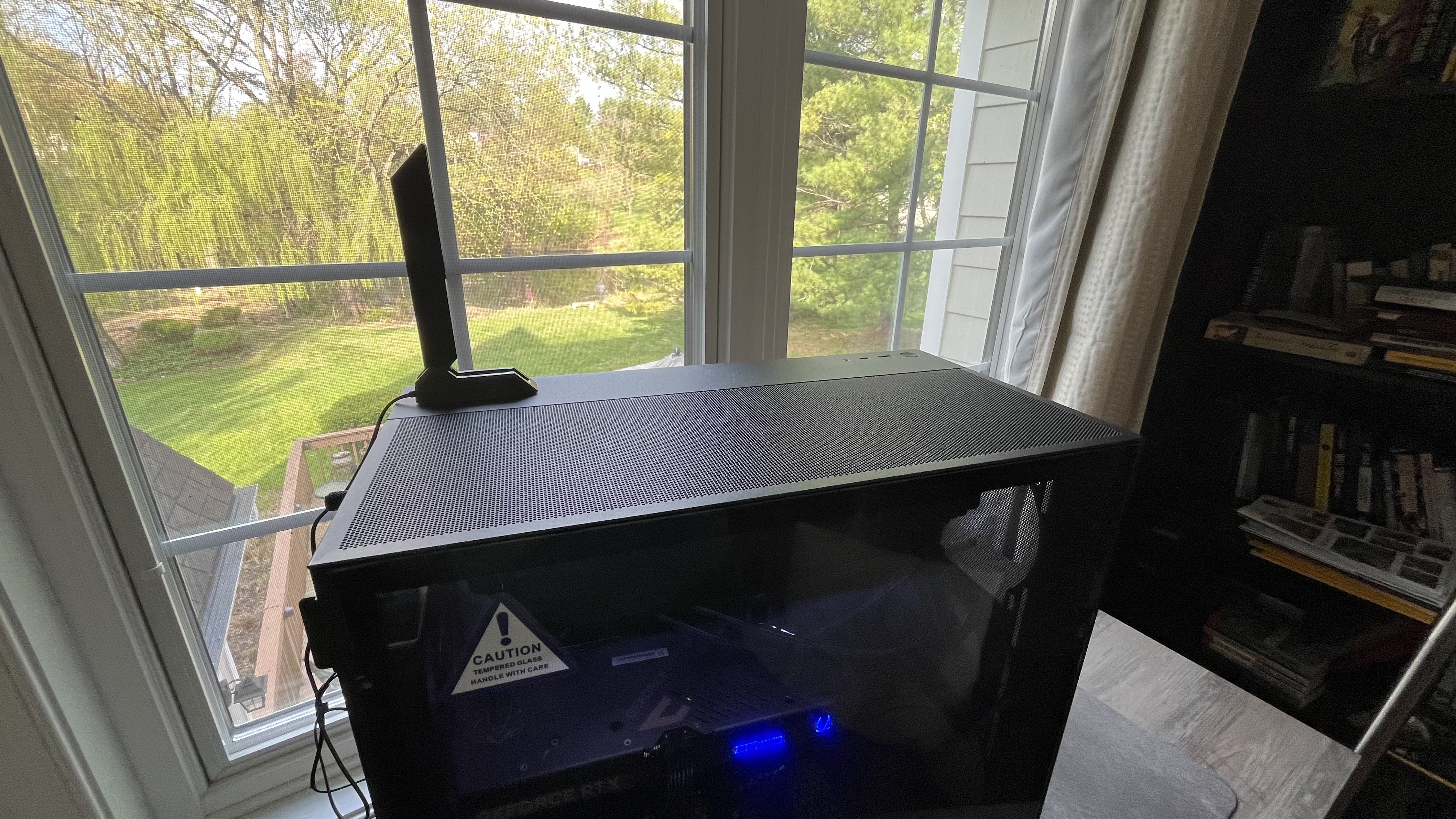 A NZXT Player PC (5070 Intel Edition) sitting on a desk