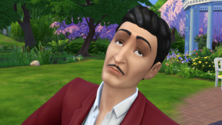 Sims 4 - Mortimer Goth rolls his eyes