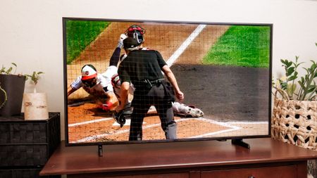 Baseball on a Samsung F6000F LED TV.