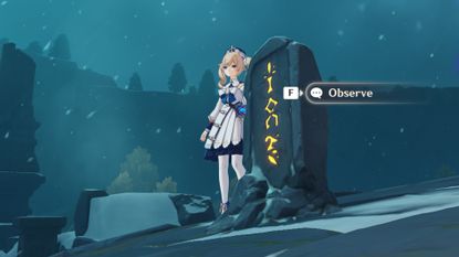 Genshin Impact Dragonspine Stone Tablet locations