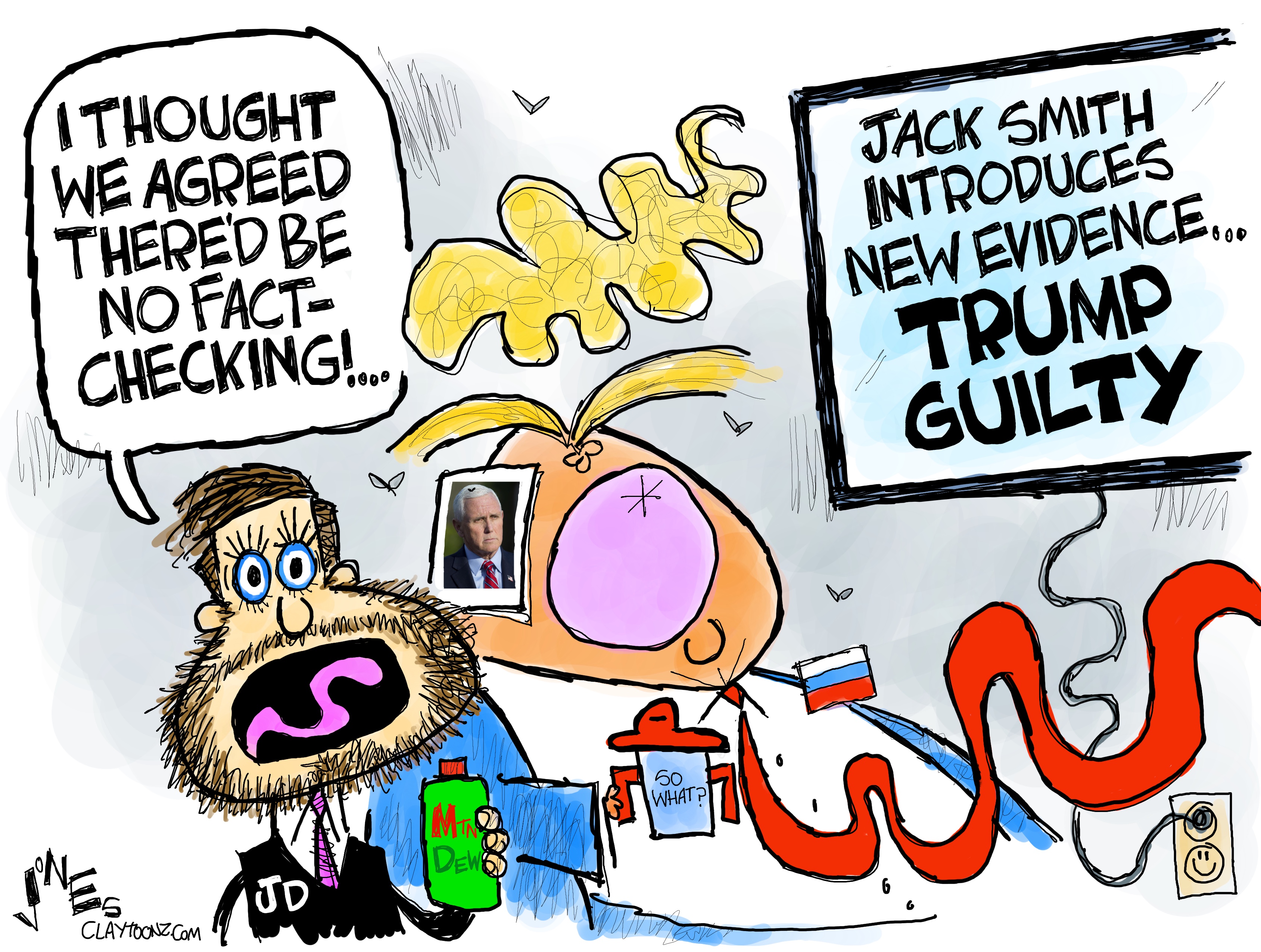 Political cartoon
