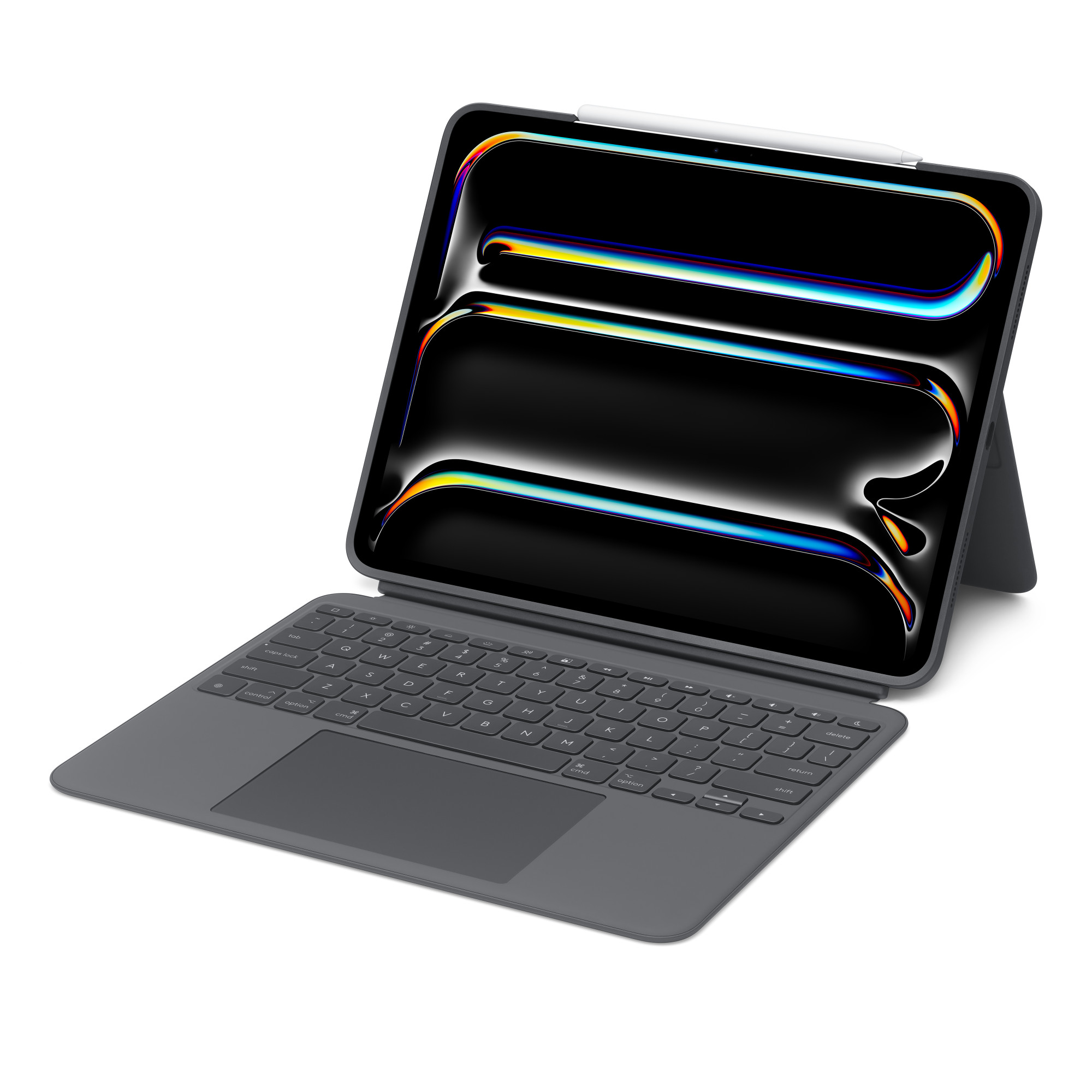 The Logitech Combo touch keyboard case for iPad Pro M4