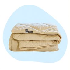 The best duvet Ideal Home has tested ona blue background