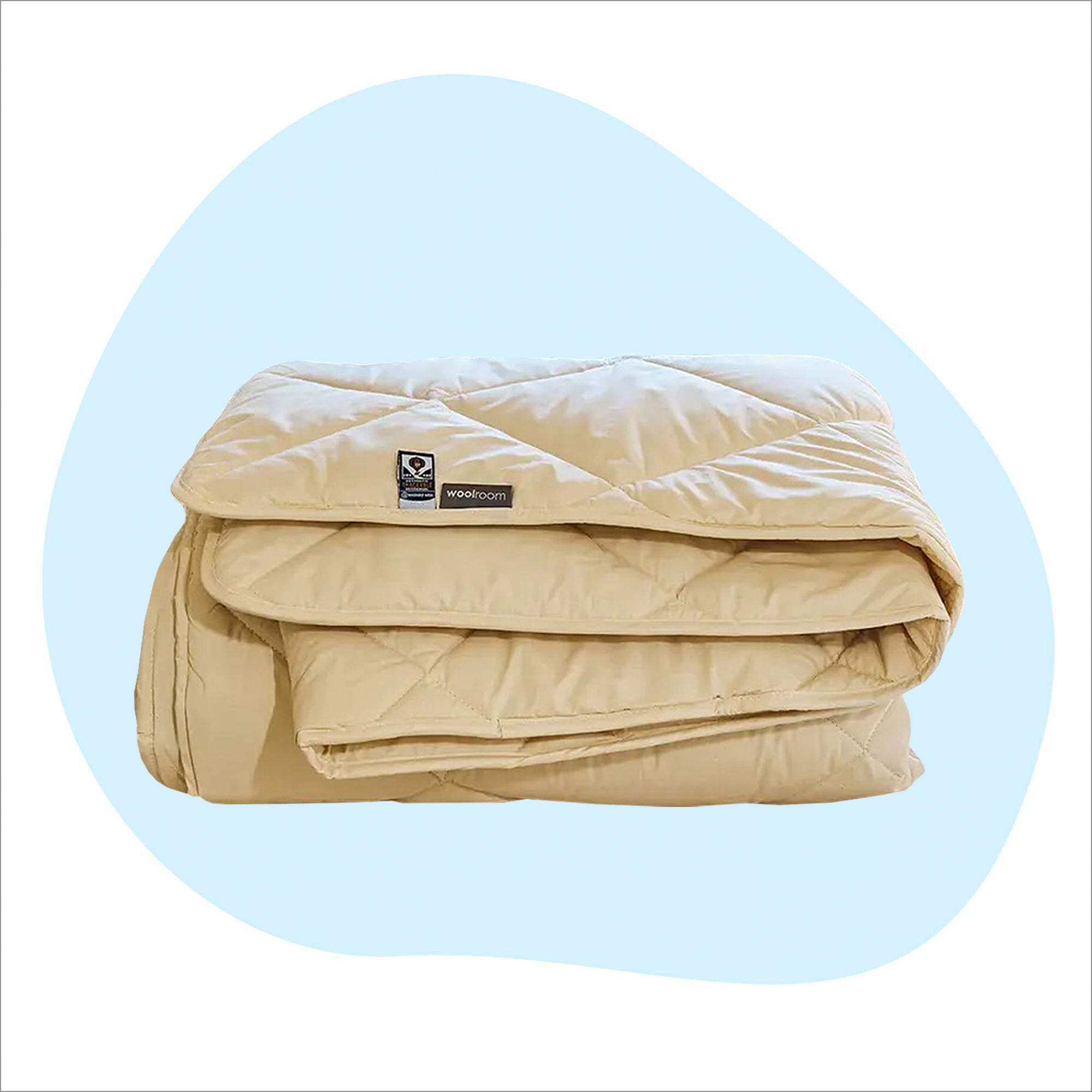 The best duvet Ideal Home has tested ona blue background