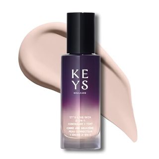 Keys Soulcare It's Like Skin 2-In-1 Concealer + Tint, Brightens & Blurs with Niacinamide & Squalane for Radiant Skin, Vegan, Cruelty-Free, 1 Fl Oz