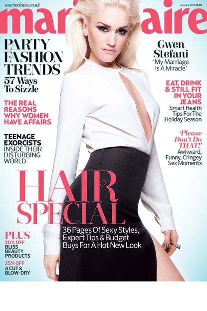 Marie Claire cover - January 2013 - Gwen Stefani