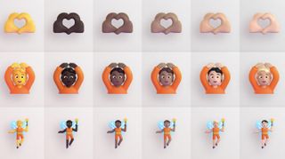 Change the colour of skin in Microsoft's open source emoji